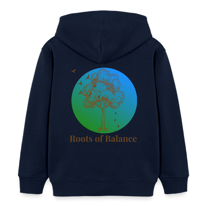 Kinder Bio-Hoodie - ROOTS OF BALANCE - Navy