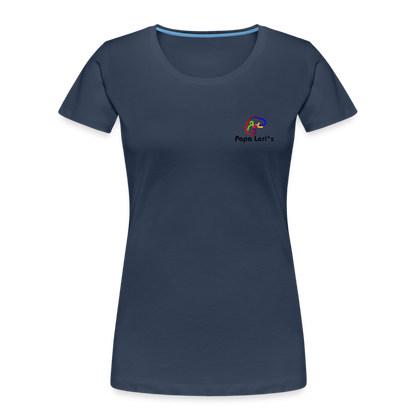 Frauen Premium Bio T-Shirt - SKY´S THE LIMIT - Navy