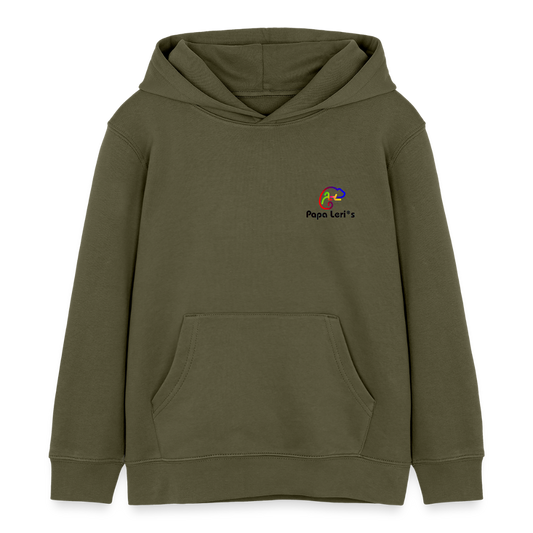 Kinder Bio-Hoodie - SERENITY IN THE SUNSET - Khaki