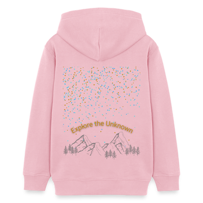 Teenager Bio-Hoodie - EXPLORE THE UNKNOWN - Hellrosa