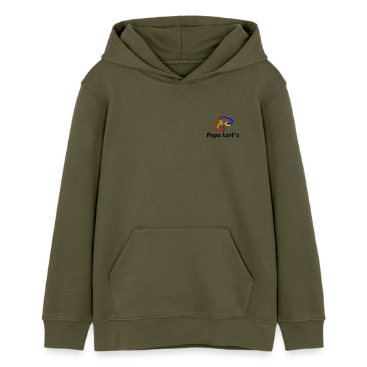 Teenager Bio-Hoodie - IN THE HEART OF THE WILD - Khaki