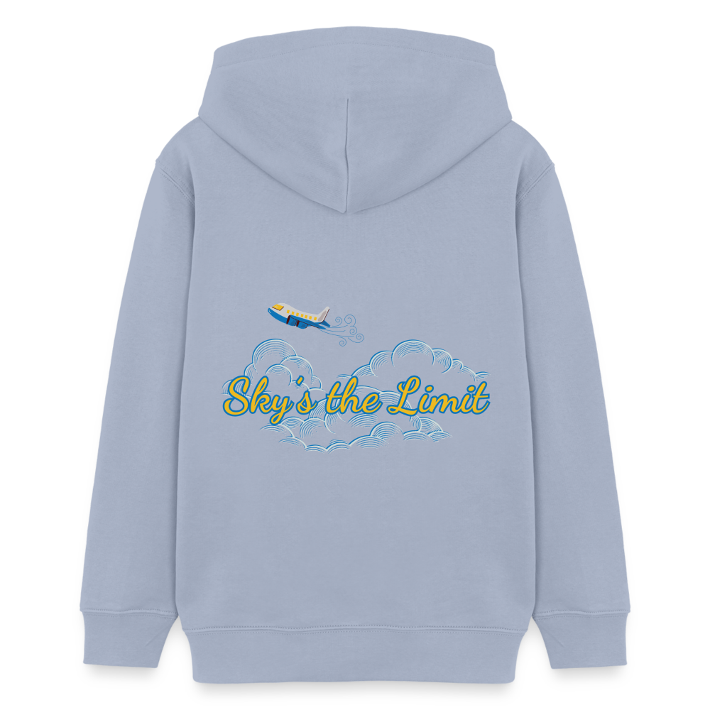 Teenager Bio-Hoodie - SKY`S THE LIMIT - Lavendel-Violett