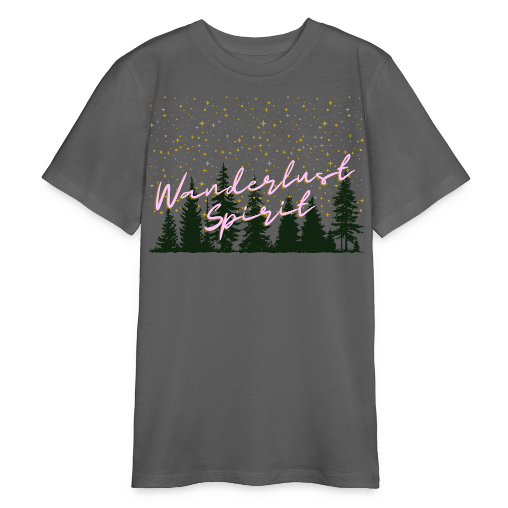 Bio Teenager T-Shirt - Wanderlust Spirit - Anthrazit