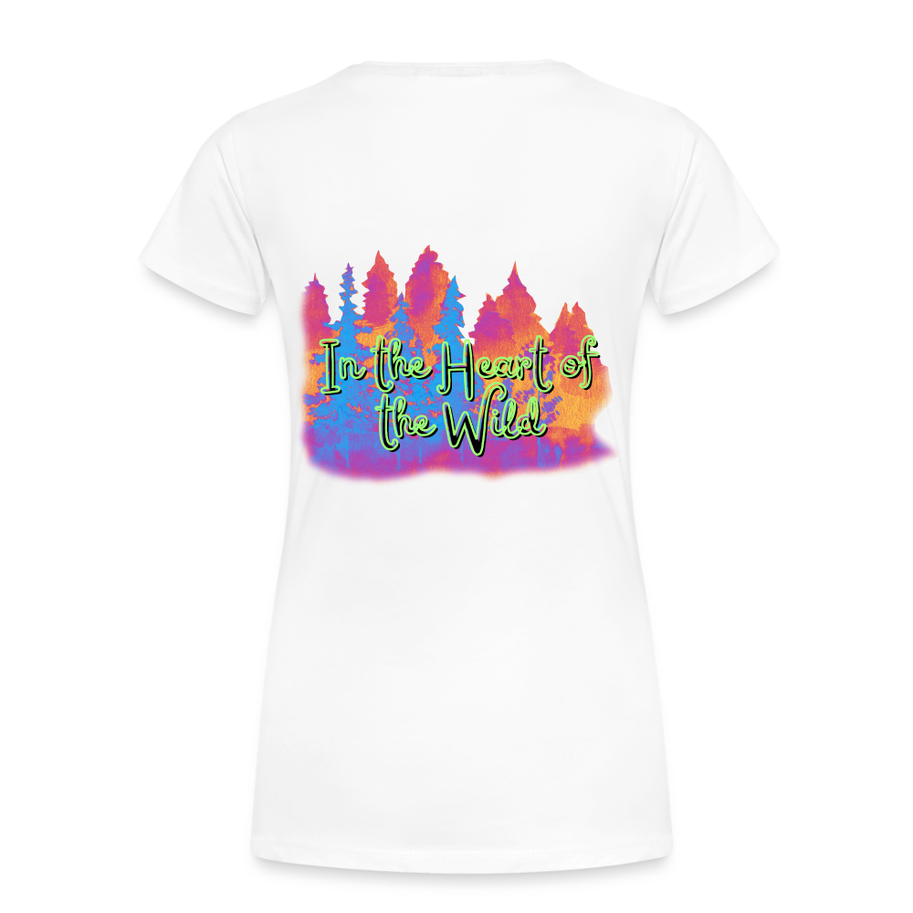 Frauen Premium Bio T-Shirt - IN THE HEART OF THE WILD 2 - Weiß