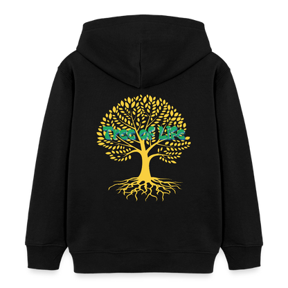 Kinder Bio-Hoodie - TREE OF LIFE - Schwarz