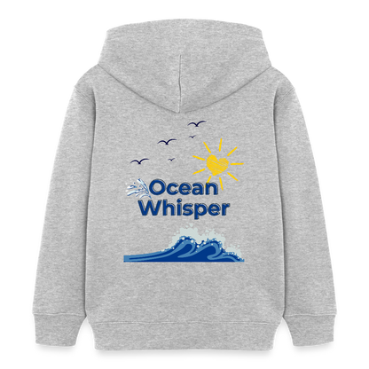 Kinder Bio-Hoodie - OCEAN WHISPER - Grau meliert