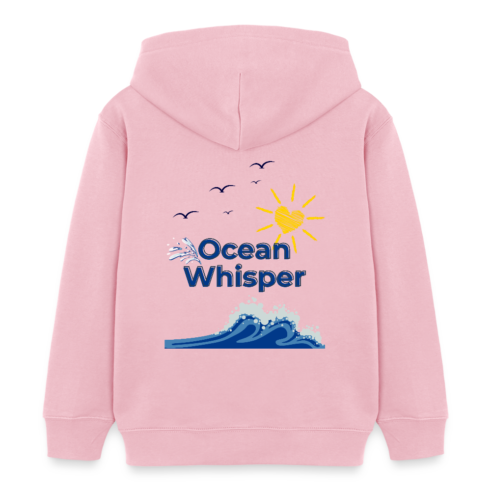 Kinder Bio-Hoodie - OCEAN WHISPER - Hellrosa