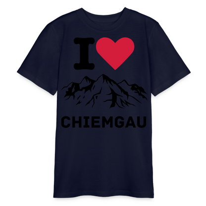 Bio Teenager T-Shirt - I LOVE CHIEMGAU - Navy