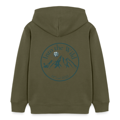 Kinder Bio-Hoodie - INTO THE WILD - Khaki