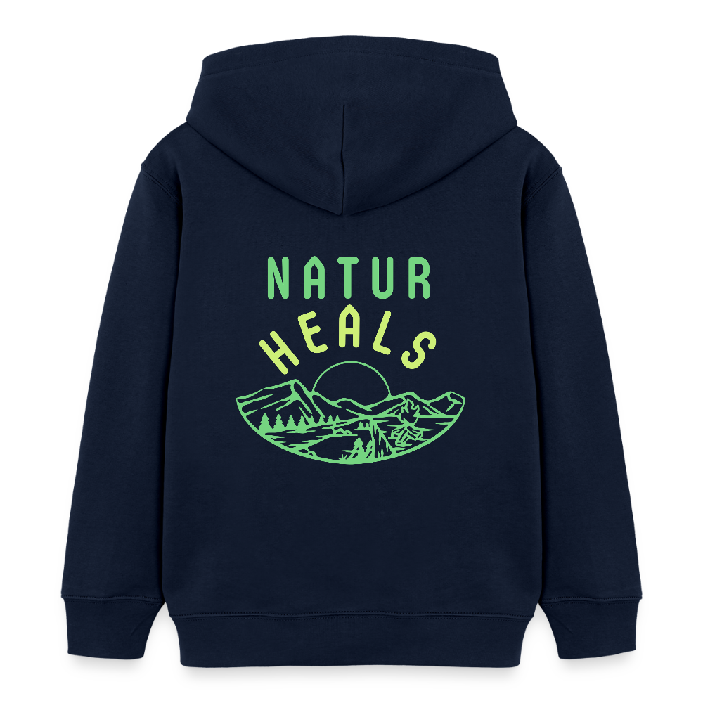 Kinder Bio-Hoodie - NATUR HEALS - Navy