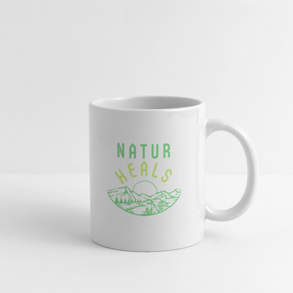 Tasse - NATUR HEALS - Weiß