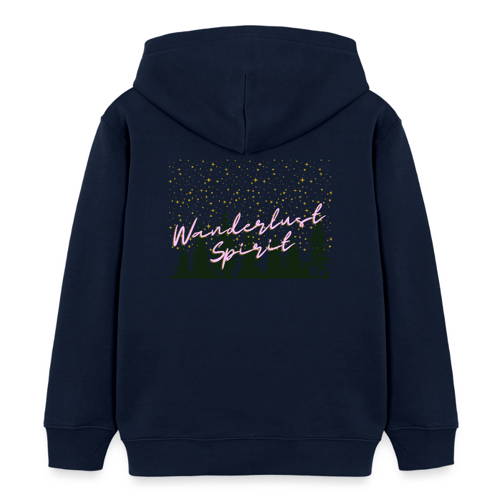 Kinder Bio-Hoodie - WANDERLUST SPIRIT - Navy