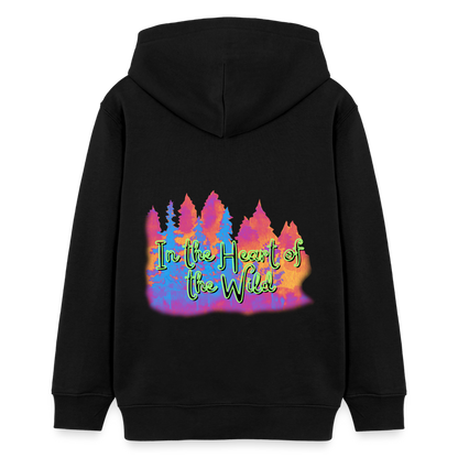 Teenager Bio-Hoodie - IN THE HEART OF THE WILD 2 - Schwarz