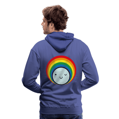 Bequemer Bio-Hoodie für Männer mit einem positiven Smile-Print