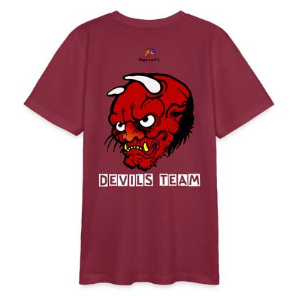 Bio-Baumwolle Teenager T-Shirt mit Devil's Team Motiv, umweltfreundlich