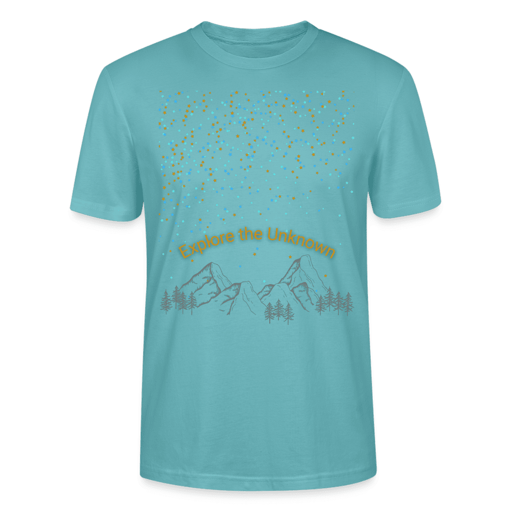 Bio-Baumwolle T-Shirt 'Explore the Unknown' – Komfortabel und umweltfreundlich