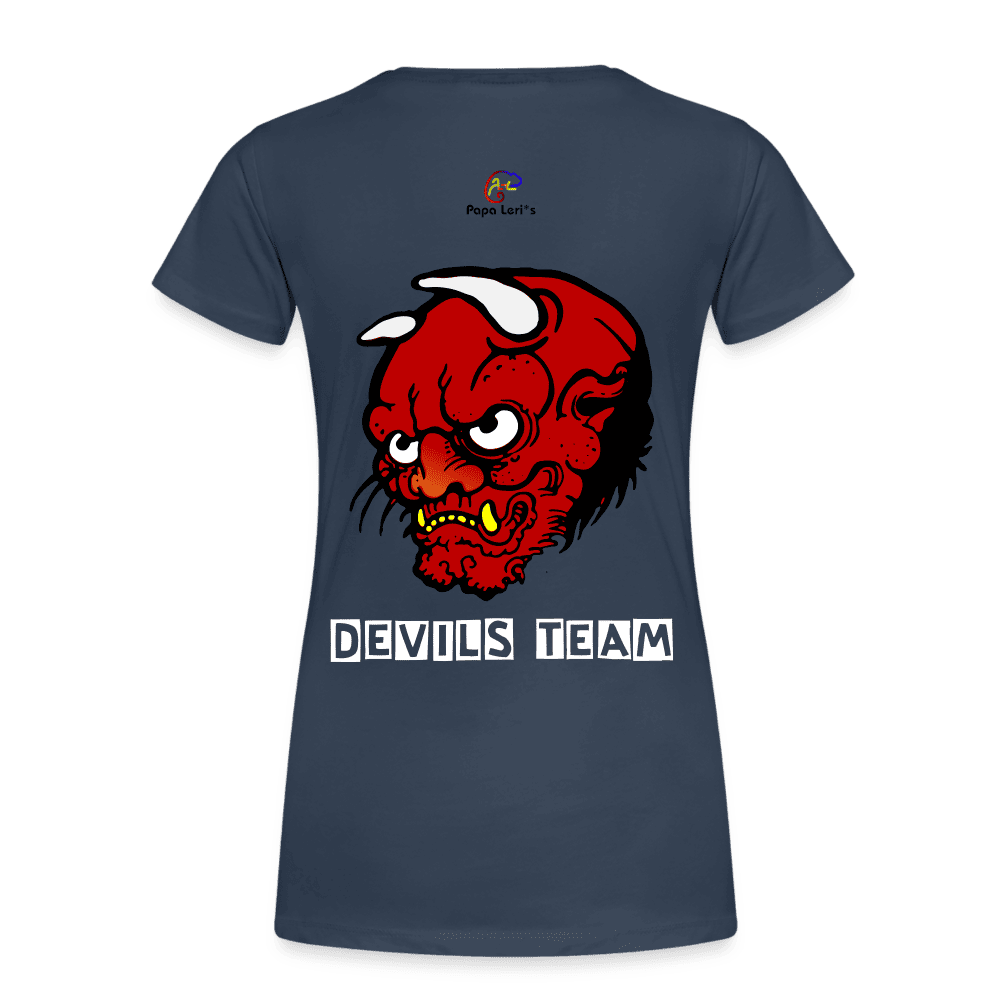 Bio-Damen-T-Shirt Devil's Team, aus 100% zertifizierter Bio-Baumwolle