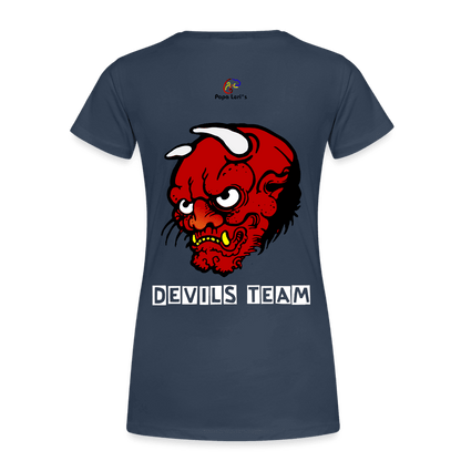 Bio-Damen-T-Shirt Devil's Team, aus 100% zertifizierter Bio-Baumwolle