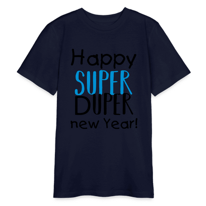 Bio-Teenager-T-Shirt New Year Edition in Navy, ideal für den Jahreswechsel