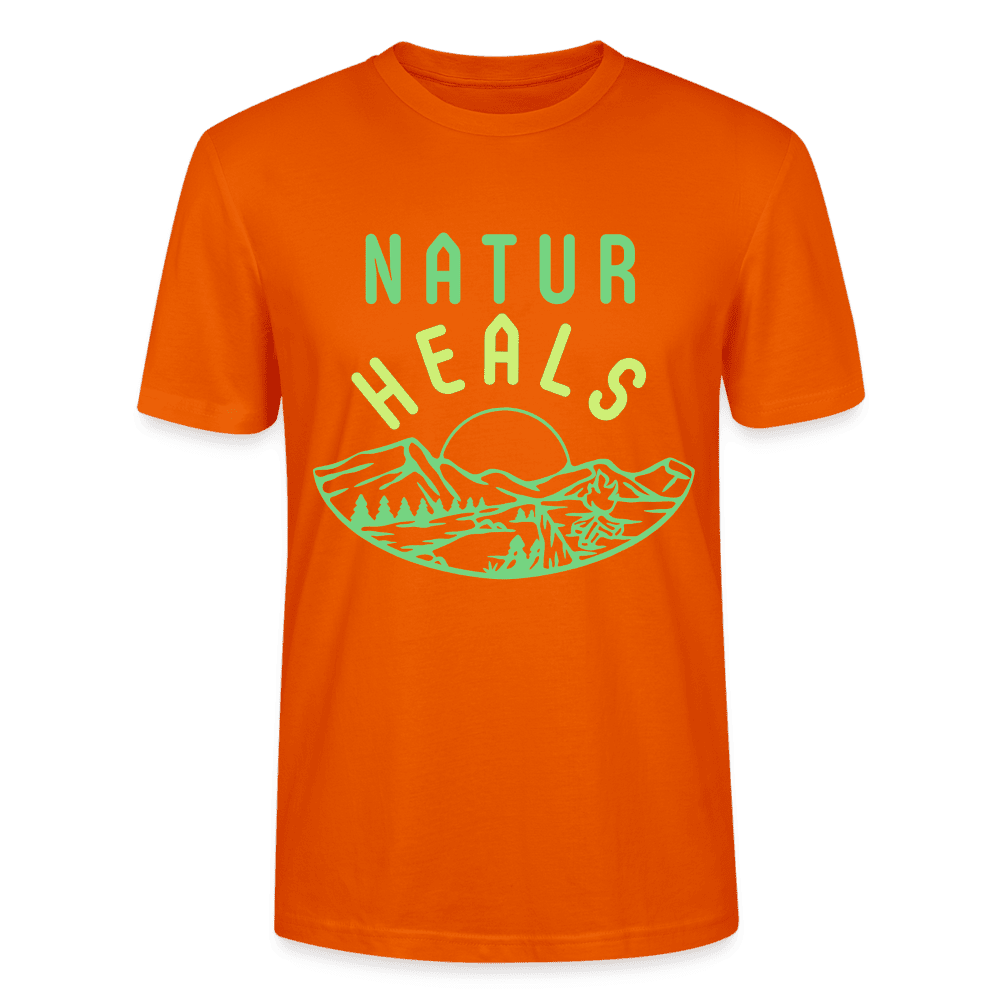 Bio T-Shirt 'Natur Heals' – Nachhaltige Mode für Naturliebhaber und Abenteurer