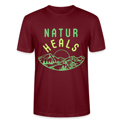 Bio T-Shirt 'Natur Heals' – Aus 100% Bio-Baumwolle für Komfort und Nachhaltigkeit