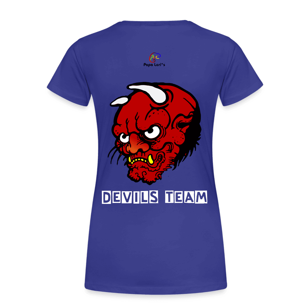 Frauen Premium Bio-T-Shirt mit Devil's Team Motiv, ideal für Casual Looks