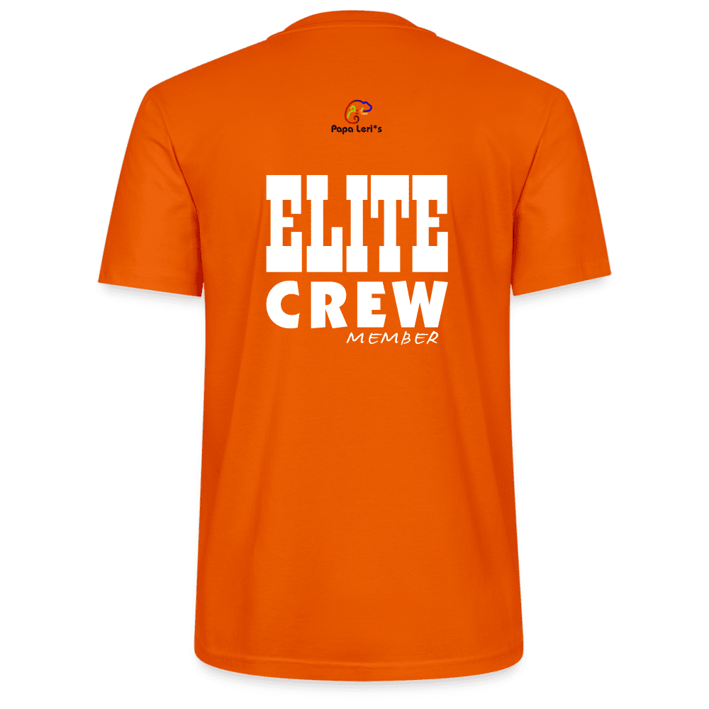 Herren Bio-T-Shirt Elite Crew Member in Orange, umweltfreundlich produziert