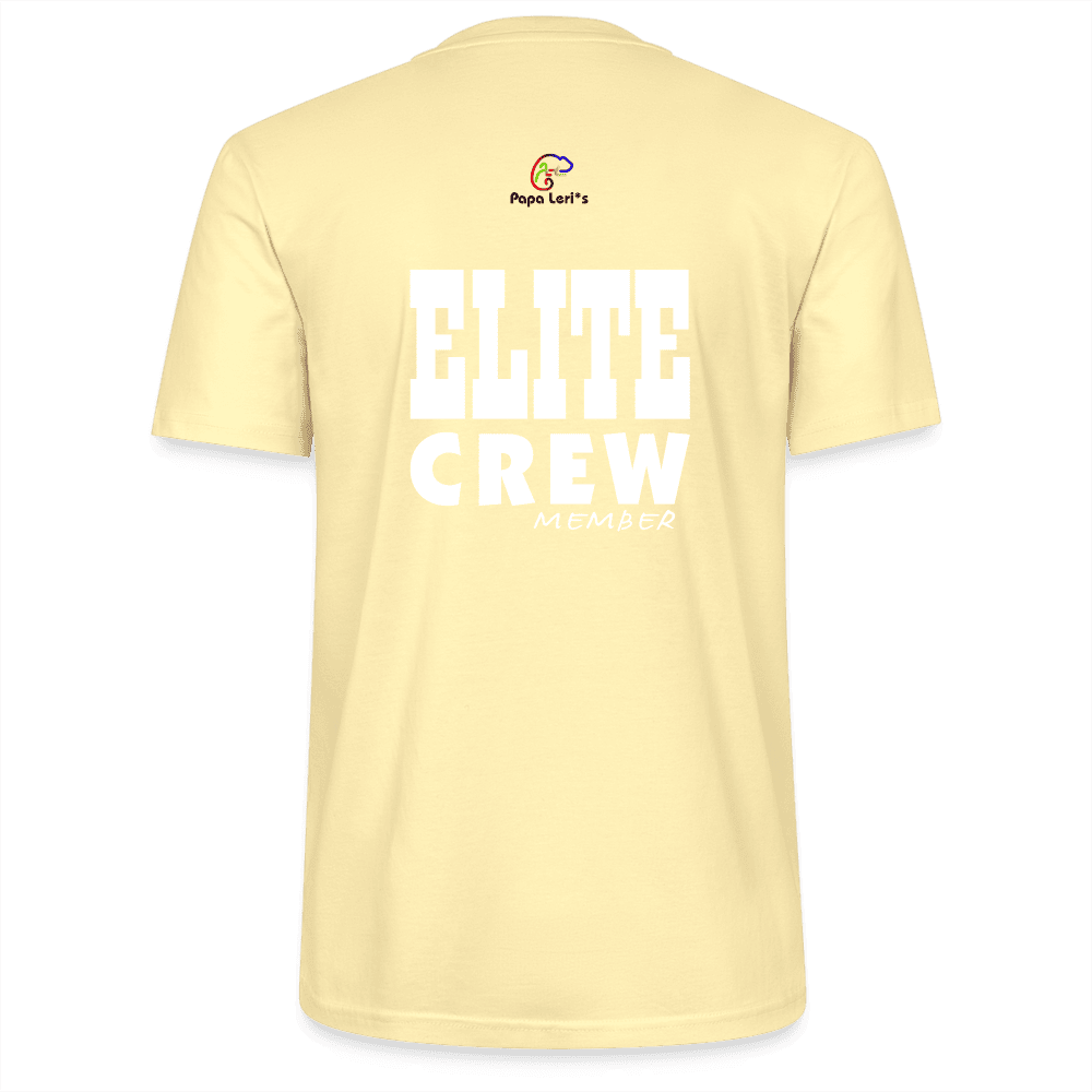 Herren Bio-T-Shirt Elite Crew Member in Sandfarbe, für jeden Anlass geeignet