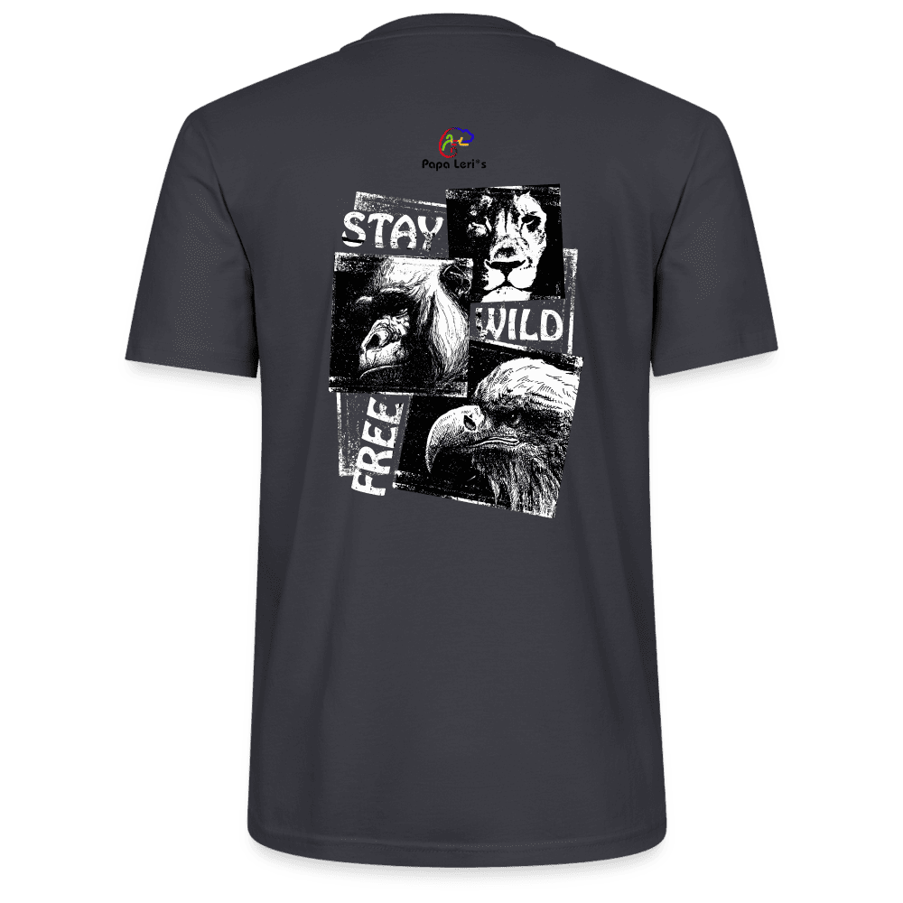 Herren Stay Wild & Free T-Shirt, modisch und nachhaltig