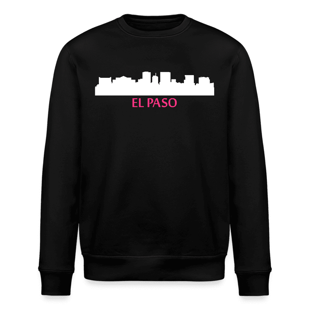 Herren Sweatshirt El Paso in Schwarz, zeitloses Design aus Bio-Materialien