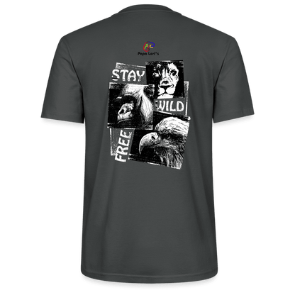 Herren T-Shirt Stay Wild & Free aus 100% Bio-Baumwolle, langlebig und atmungsaktiv