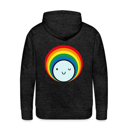 Komfortabler Bio-Hoodie mit Smile-Print für Männer, aus 100% Bio-Baumwolle