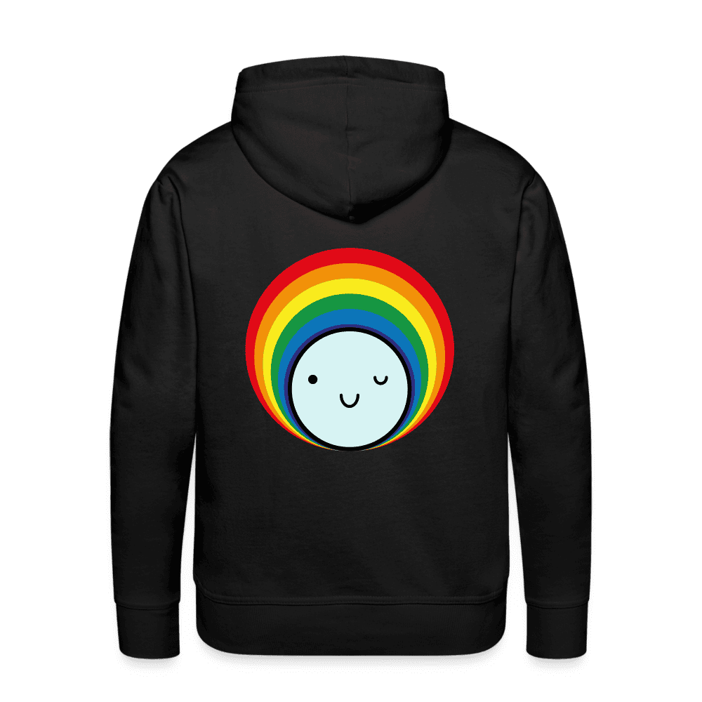 Männer Bio Premium Hoodie Smile, ideal für sportliche Freizeitaktivitäten