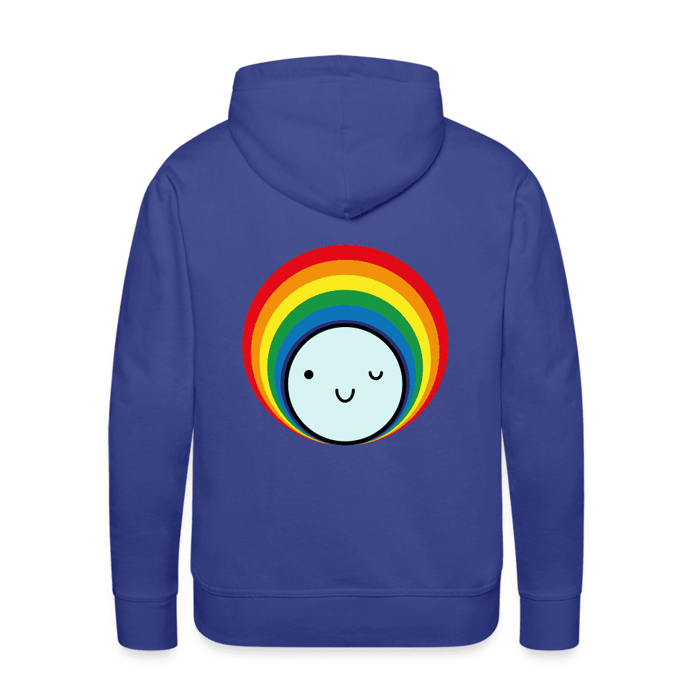 Nachhaltiger Bio-Hoodie für Männer, mit einem trendigen Smile-Print