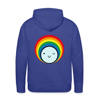 Nachhaltiger Bio-Hoodie für Männer, mit einem trendigen Smile-Print