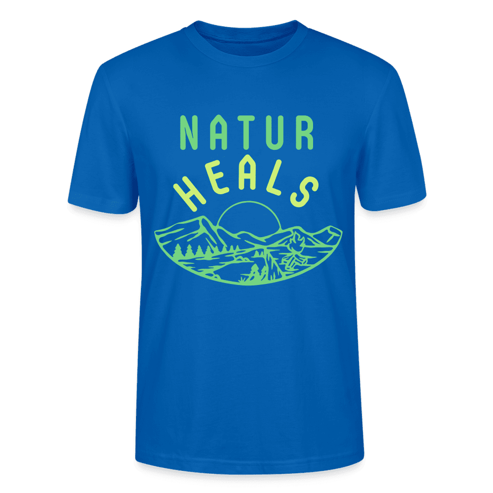 Nachhaltiges Bio T-Shirt 'Natur Heals' – Ideal für den umweltbewussten Alltag