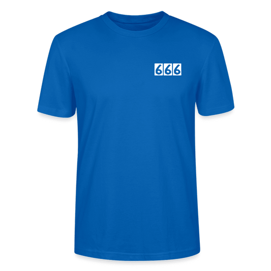 Nachhaltiges Herren T-Shirt mit Devil's Team Motiv in Blau