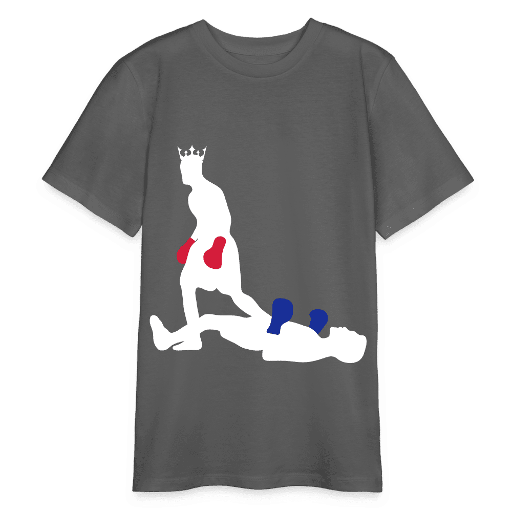 Nachhaltiges Teenager-T-Shirt aus Bio-Baumwolle mit Boxkampf-Motiv