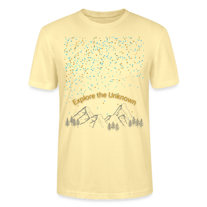 Nachhaltiges Unisex T-Shirt 'Explore the Unknown' – Statement für Umweltbewusstsein