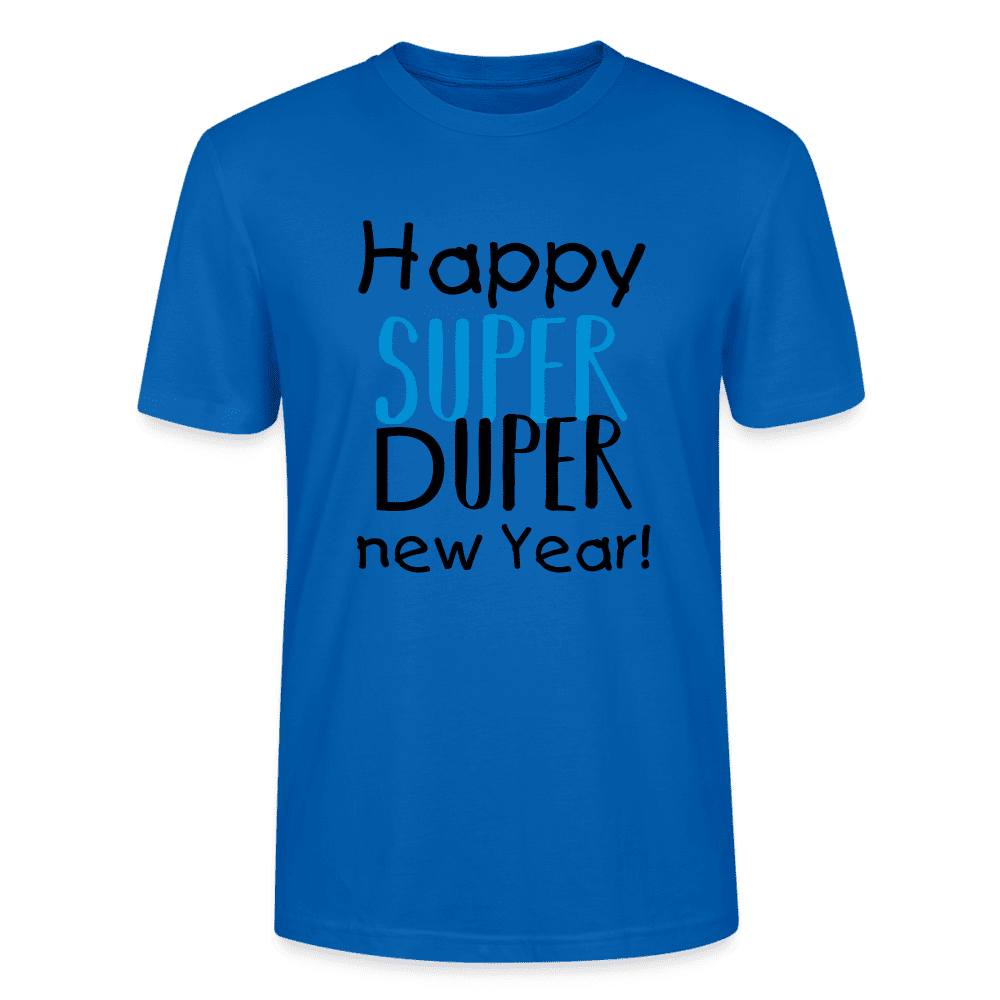 New Year Edition Unisex-T-Shirt in Blau, aus umweltfreundlicher Produktion