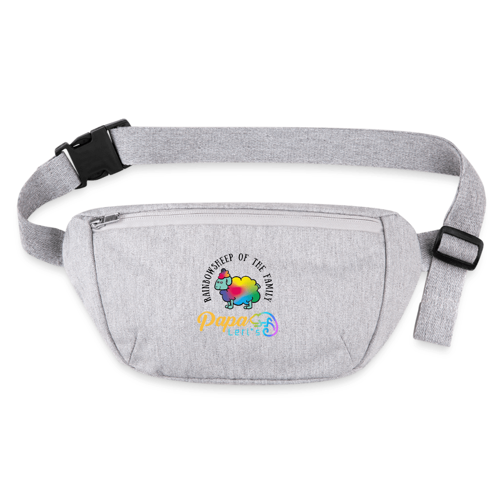 Praktische recycelte Bauchtasche mit kreativem Regenbogenschaf-Design