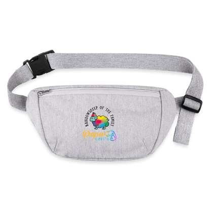 Praktische recycelte Bauchtasche mit kreativem Regenbogenschaf-Design