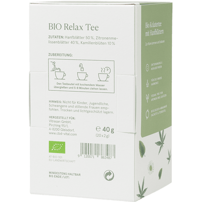 BIO Relax Tee – 100% Bio und vegan, ideal für eine entspannende Auszeit nach einem langen Tag