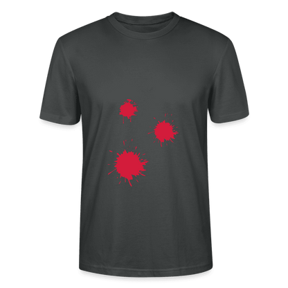 Stilvolles Herren Bio-T-Shirt mit detailliertem Wolf-Motiv, nachhaltig gefertigt