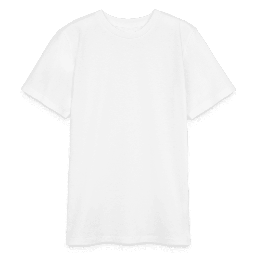 Umweltfreundliches T-Shirt für Teenager in Weiß, Mini Creator Design