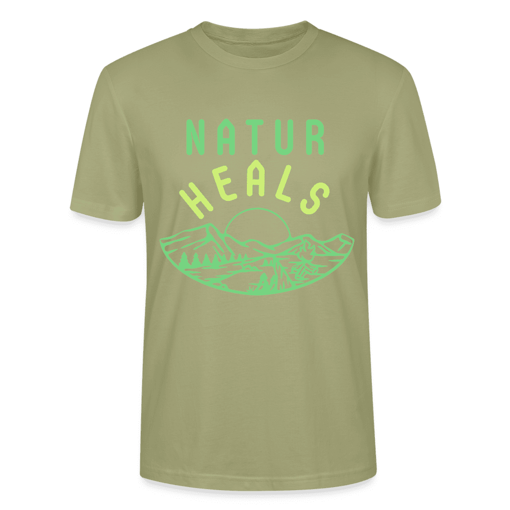 Unisex Bio T-Shirt 'Natur Heals' – Bequem, stylisch und umweltfreundlich