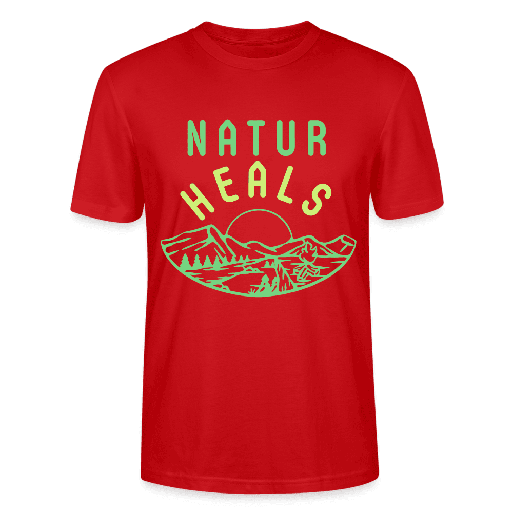 Unisex Bio T-Shirt 'Natur Heals' – Für alle, die sich für nachhaltige Mode entscheiden