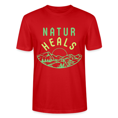 Unisex Bio T-Shirt 'Natur Heals' – Für alle, die sich für nachhaltige Mode entscheiden