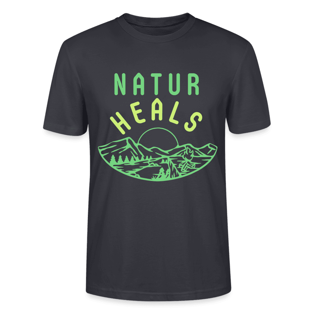 Unisex Bio T-Shirt 'Natur Heals' – Ein Statement für Naturverbundenheit