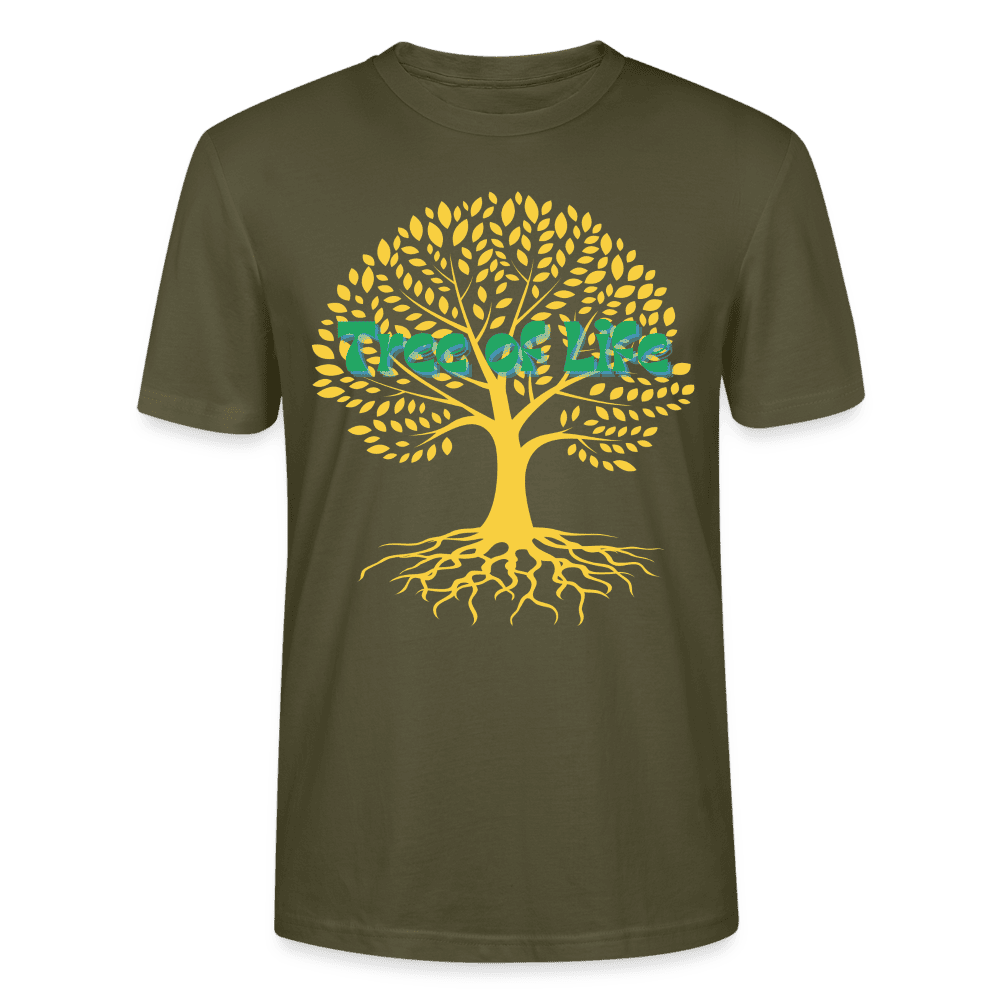 Unisex Bio T-Shirt 'Tree of Life' – Lebensbaum-Symbol für Damen und Herren